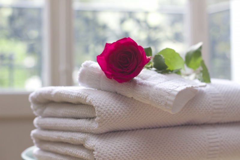 chambre-hote-VIDAUBAN-min_towel_rose_clean_care_salon_spa_white_bath-731641